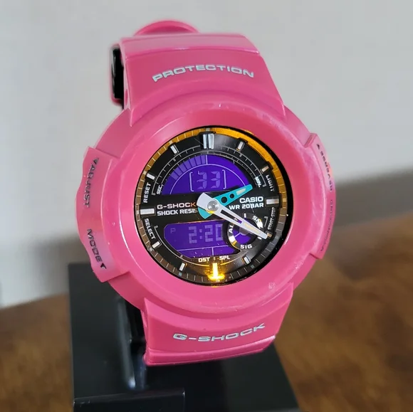 Rare Ltd Ed 'Vivid Colors' Series G-Shock Analog/Digital Watch - AW-582SC-4A - Picture 3 of 8
